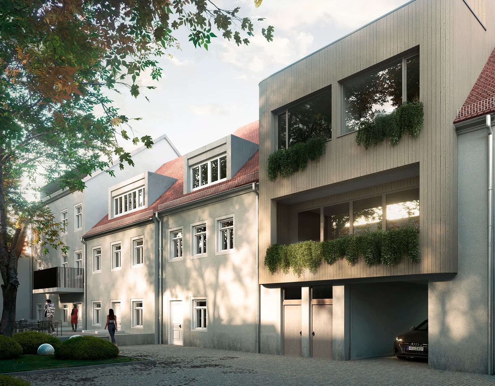 Hof in der Siegelgasse, Großenhain