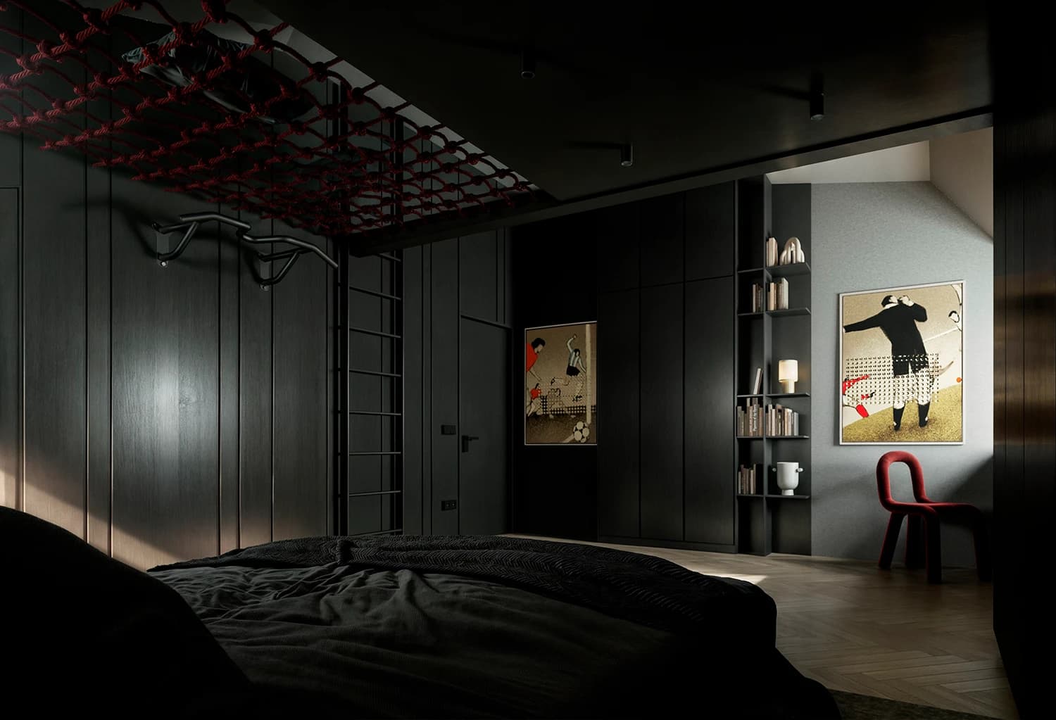 Fotorealistisches Rendering eines Kinderzimmers